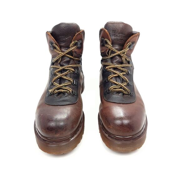 Dr. Martens 8280 Vintage Brown Leather Ankle Trail Hiking Boots Mens 9 Gorpcore - Picture 4 of 11